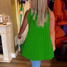 Laden Sie das Bild in den Galerie-Viewer, Ärmelloses Oberteil mit gerafftem Revers