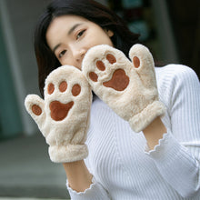Laden Sie das Bild in den Galerie-Viewer, Verdickte Plüsch-Katzenkrallen-Handschuhe