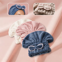 Laden Sie das Bild in den Galerie-Viewer, Super saugfähiges Haarhandtuch-Turban-Set