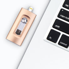 Laden Sie das Bild in den Galerie-Viewer, 3-in-1 USB-Stick mit hoher Kapazität und Fingerabdruckschutz