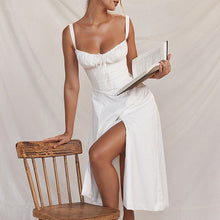 Laden Sie das Bild in den Galerie-Viewer, Trägerkleid mit tiefem Rückenausschnitt