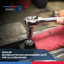 Laden Sie das Bild in den Galerie-Viewer, 25-teiliges Mutternabzieher-Set