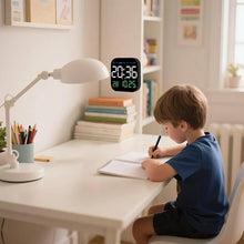 Laden Sie das Bild in den Galerie-Viewer, Quadratische LED-Uhr zum Aufhängen oder Aufstellen
