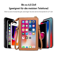 Laden Sie das Bild in den Galerie-Viewer, Damen-Umhängetasche mit Touchscreen-Handy-Geldbörse