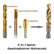 Laden Sie das Bild in den Galerie-Viewer, 6-teiliges metrisches Gewindebohrer-Set