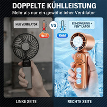 Laden Sie das Bild in den Galerie-Viewer, Mini-Kühlventilator mit Kühlakku