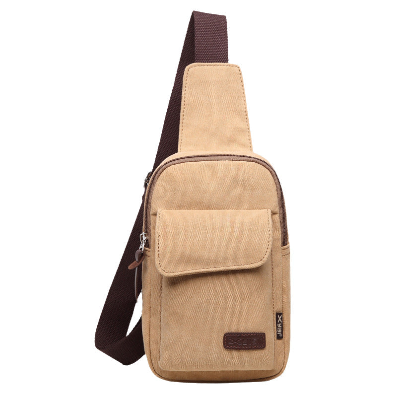 Schulter-/Brusttasche aus Segeltuch