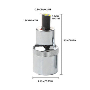 Steckschlüssel zum Ausbauen von Auto-Stoßdämpfern