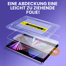 Laden Sie das Bild in den Galerie-Viewer, Temperierte Folie für iPad staubfreier Behälter