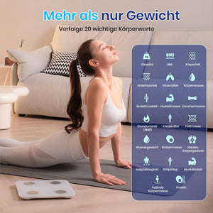 Smarte Bluetooth Körperfettwaage mit BMI