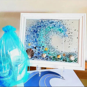 Seeglas-Kunstset