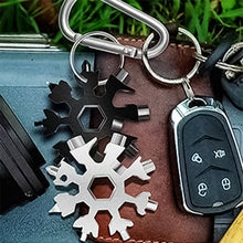 Laden Sie das Bild in den Galerie-Viewer, 18-in-1-Multitool aus rostfreiem Stahl mit Schneeflocken