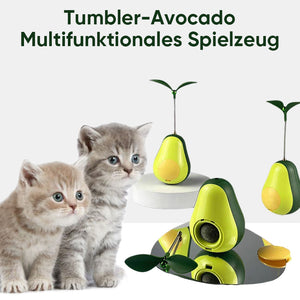 3-in-1-Avocado-Wobbler-Spielzeug für Katzen