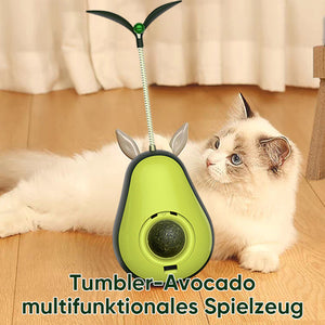 3-in-1-Avocado-Wobbler-Spielzeug für Katzen