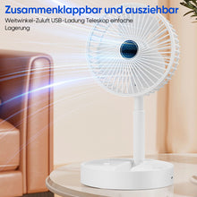 Laden Sie das Bild in den Galerie-Viewer, Tragbarer, zusammenklappbarer Ventilator