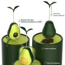 Laden Sie das Bild in den Galerie-Viewer, 3-in-1-Avocado-Wobbler-Spielzeug für Katzen