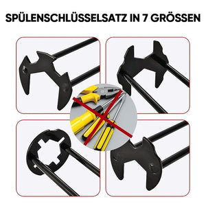 Multifunktionaler Spülbeckenschlüssel