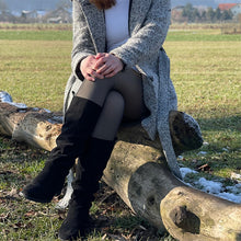 Laden Sie das Bild in den Galerie-Viewer, Faux transluzente warme Strumpfhose