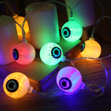 Laden Sie das Bild in den Galerie-Viewer, LED-Halloween-Augapfel-Lichterkette