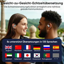 Laden Sie das Bild in den Galerie-Viewer, AI Smart Übersetzer-Headset