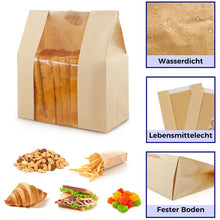 Laden Sie das Bild in den Galerie-Viewer, Papier-Backwaren-Tasche
