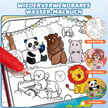 Laden Sie das Bild in den Galerie-Viewer, Wiederverwendbare Zauberwasser-Malbücher für Kinder
