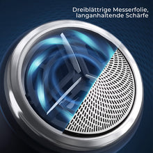 Laden Sie das Bild in den Galerie-Viewer, Tragbarer waschbarer Mini-Elektrorasierer