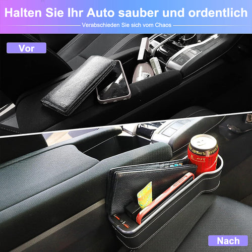 Multifunktionale Aufbewahrungsbox zum Abdichten von Autositzen