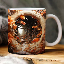 Laden Sie das Bild in den Galerie-Viewer, 3D Visuelles Muster Keramikbecher