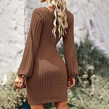 Laden Sie das Bild in den Galerie-Viewer, Elegantes Etuikleid mit Taillenschnürung