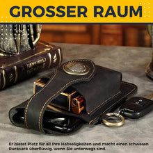 Laden Sie das Bild in den Galerie-Viewer, Multifunktionale Leder-Gürteltasche
