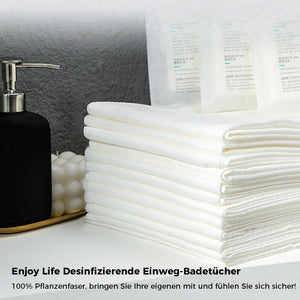 Tragbares Einweg-Badetuch