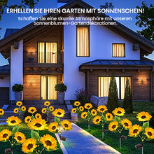 Laden Sie das Bild in den Galerie-Viewer, LED-Solar-Sonnenblumenlampe