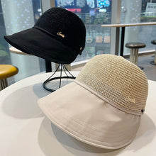 Laden Sie das Bild in den Galerie-Viewer, Damen-Sonnenhut mit großer Krempe