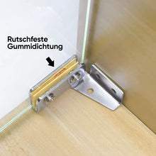 Laden Sie das Bild in den Galerie-Viewer, L-förmiges drehbares Glasscharnier