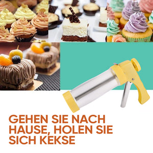 Kekspressen-Set aus Edelstahl