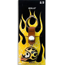 Laden Sie das Bild in den Galerie-Viewer, Bunter Totenkopf Helm Schlüsselanhänger