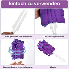 Laden Sie das Bild in den Galerie-Viewer, Wiederverwendbare Fleece-Staubwedel-Ersatzbezüge