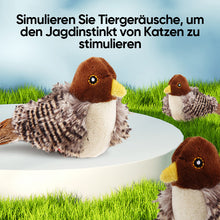 Laden Sie das Bild in den Galerie-Viewer, Katzenspielzeug - Simulierter zwitschernder Vogel