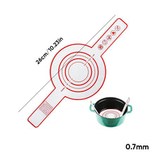 Laden Sie das Bild in den Galerie-Viewer, Speziell ausgewähltes Platin-Silikon - Backmatte für Dutch Oven