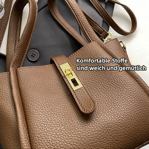 Ledereimer-Tasche