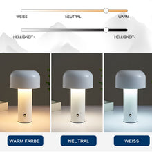 Laden Sie das Bild in den Galerie-Viewer, Kleine LED-Tischlampe in Pilzform