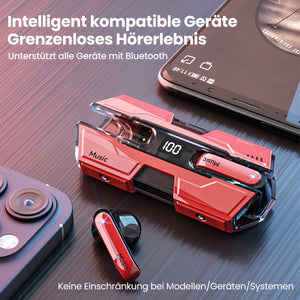 Kabelloses Headset mit semi-in-ear Design