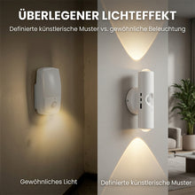 Laden Sie das Bild in den Galerie-Viewer, Doppelkopf-Katzenaugen-Sensor-Wandlampe
