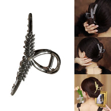 Laden Sie das Bild in den Galerie-Viewer, Metall-Haarspange in Form eines Weizenohrs