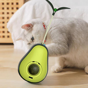 3-in-1-Avocado-Wobbler-Spielzeug für Katzen