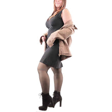 Laden Sie das Bild in den Galerie-Viewer, Faux transluzente warme Strumpfhose