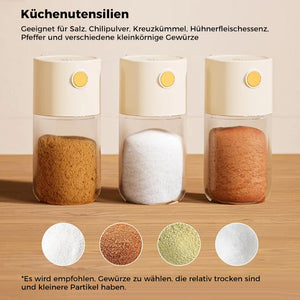 Salzstreuer Gewürzspender mit verstellbarem Einfüllstutzen