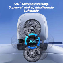 Laden Sie das Bild in den Galerie-Viewer, Mini-USB-Autoventilator mit zwei Köpfen