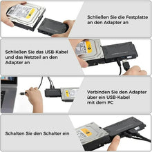 Laden Sie das Bild in den Galerie-Viewer, 3-in-1-Festplattenadapter